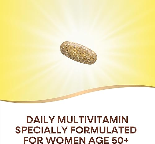 Miniatura 2 de Nature's Way ¡Alive! Multivitamínico completo 50+ Ultra Potency para mujer, fórmula de alta potencia, promueve la salud del corazón, el cerebro, los