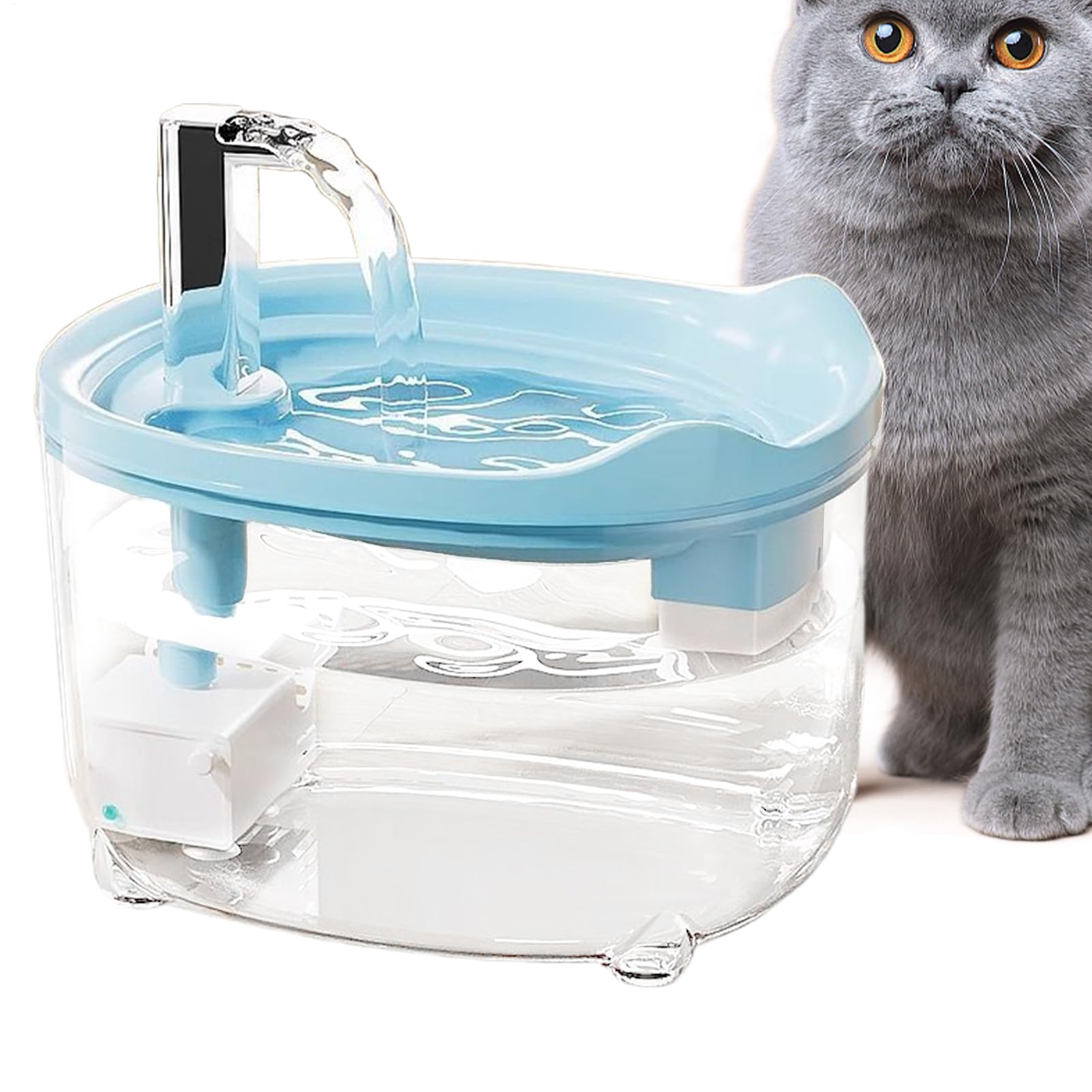 Distributeur d'eau automatique pour chat luttant contre l'eau stagnante 1.5L