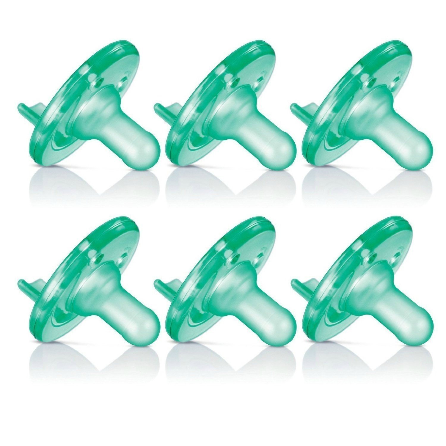 Philips Avent Bpa Free Soothie Pacifier Green 3+ Months 6 Pack