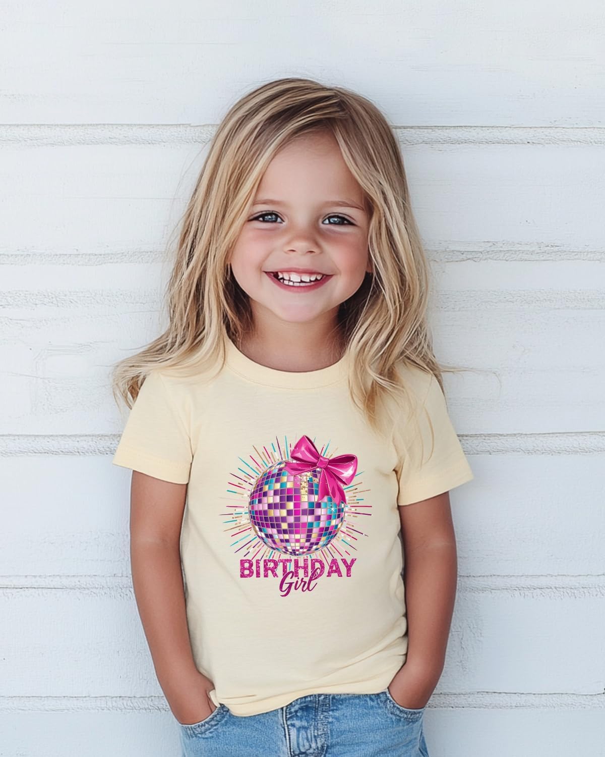 Birthday Girl Shirt Girls Birthday Gift for 2nd 3rd 4th 5th 6th 7th 8th Toddler Clothes Short Sleeve Cotton T-Shirt - Image 5
