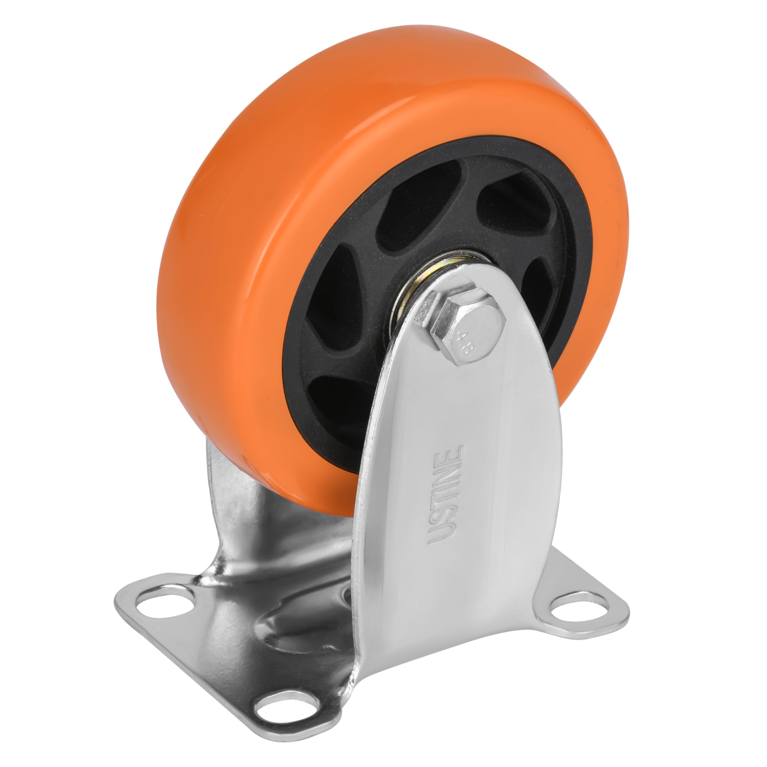 Set di 4 ruote piroettanti da 4 pollici (2 fisse, 2 girevoli), ruote piroettanti a 360 gradi con cuscinetti a sfera, portata 2200 libbre, ruote per mobili, banco da lavoro, carrello, carrello
