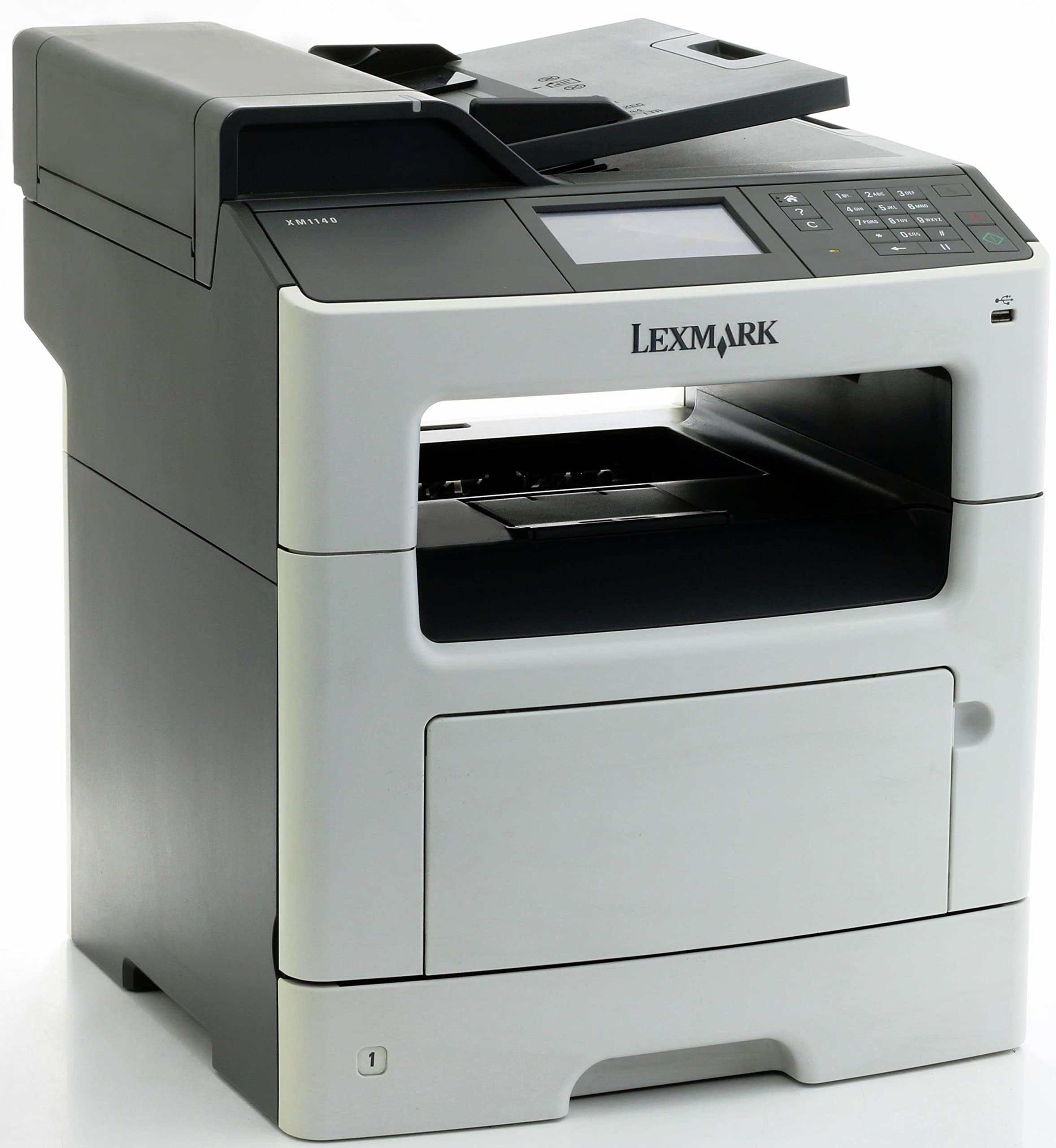 Lexmark XM1140 Laser 38 ppm 1200 x 1200 DPI A4 - Multifonctions (Laser, 1200 x 1200 DPI, 300 Feuilles, A4, Impression directe, Noir, Blanc)