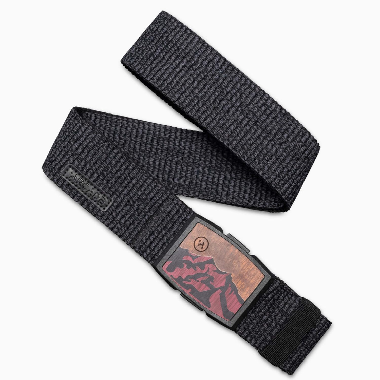 ArcadeExperience Unisex Belt, Heavy Duty Elastic Webbing, Non-Metal Travel Friendly Buckle