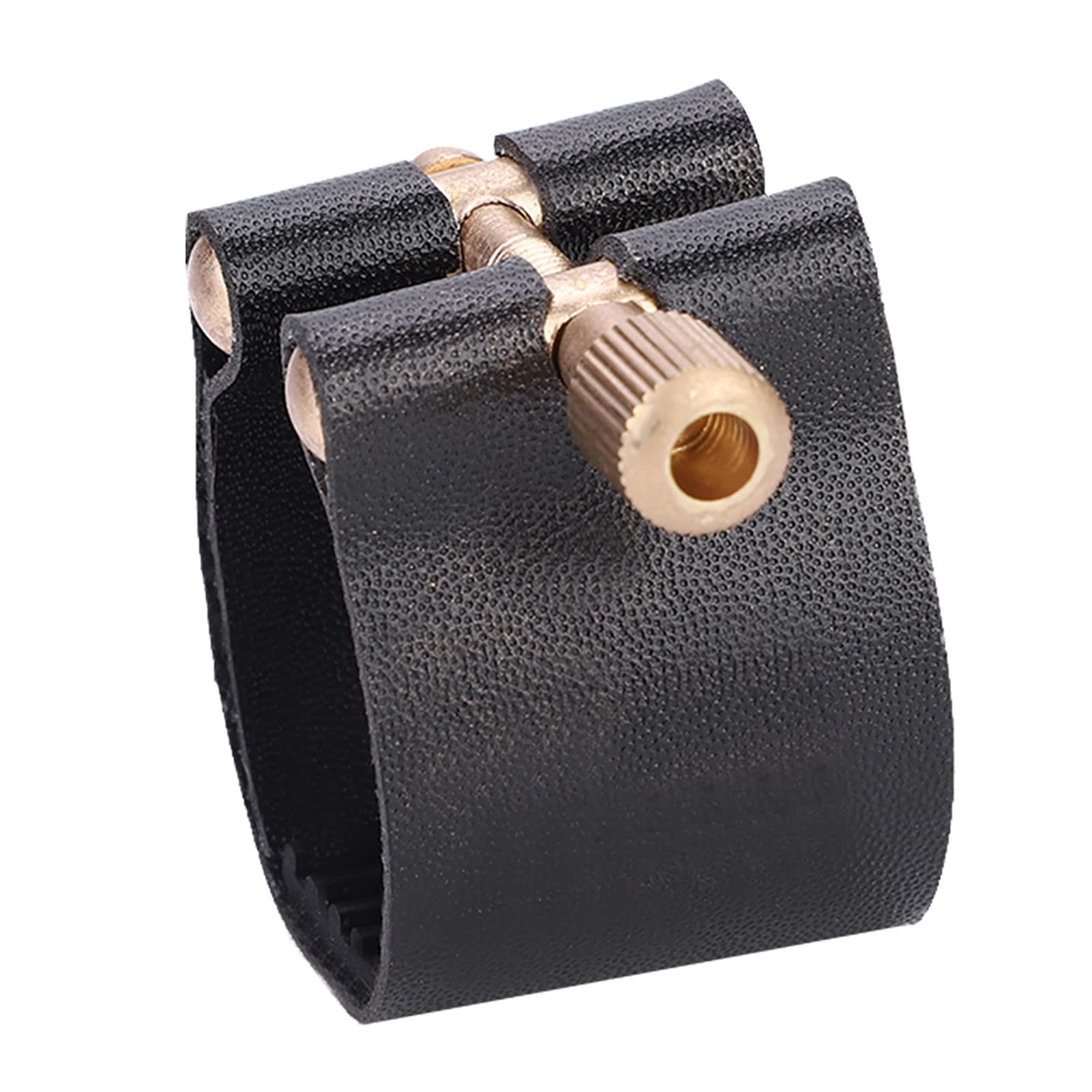 Leaviture Pu Ligature Fastener Klarinette Mundstück Ligature Haltbarkeit Leicht mit Kappe für Klarinette Bakelite Mundstück