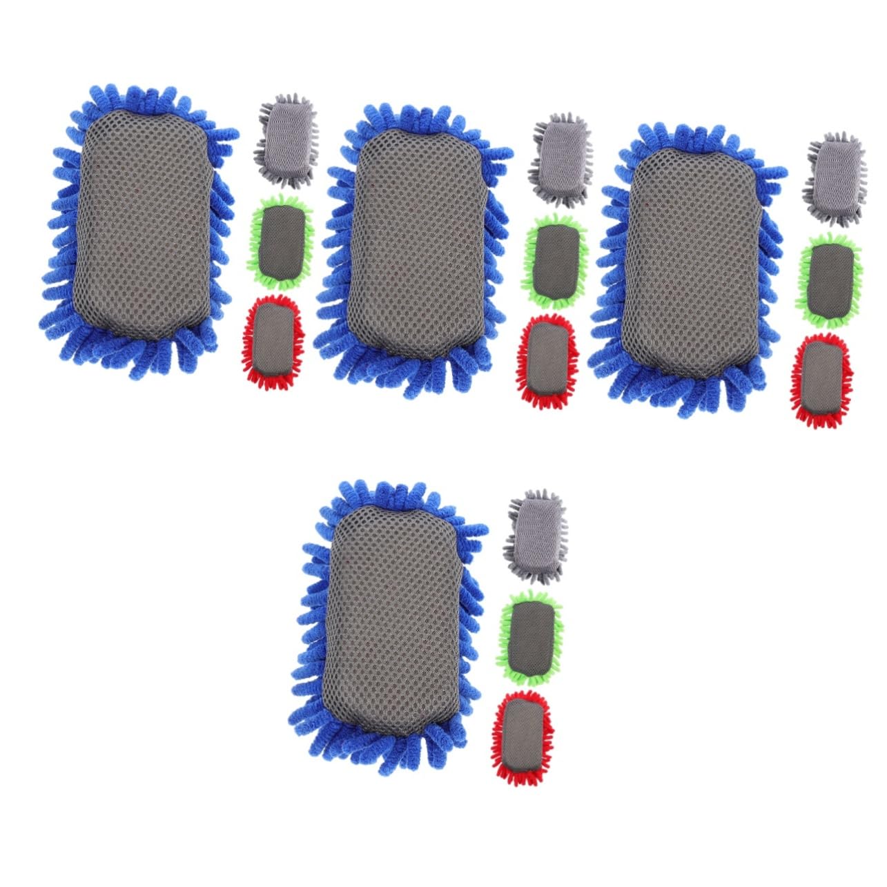 Tofficu 4sets Esponja Para Limpiar El Polvo Pizarra Magnética Aula Borrador De Borrado En Seco De Chenilla Limpiaparabrisas Limpiador De Pizarra Marcadores Punto Artilugio Chenille 4pcs*4
