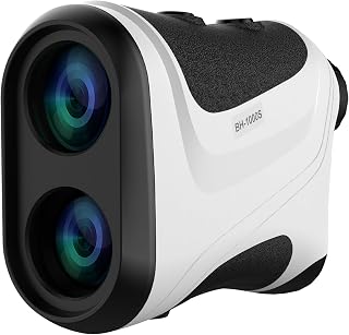 1200Yard Range Finder Golf with Slope Mode, 7X Magnification Laser Golf Rangefinder with Tripod Hole, Flag Pole Locking Vibration, CR2-3V Battery, Distance Measuring Golf Accessories Gift for Men