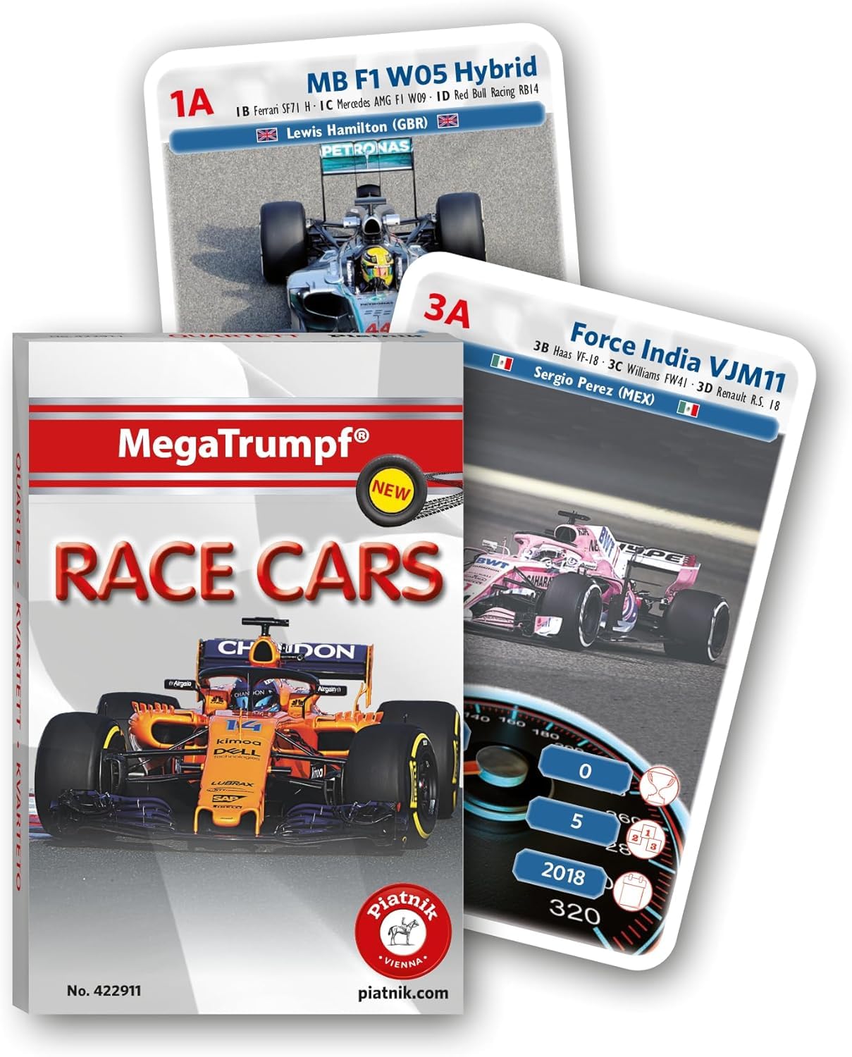Piatnik 4229 "Mega Trumpf - Formuła 1" Quartet Game