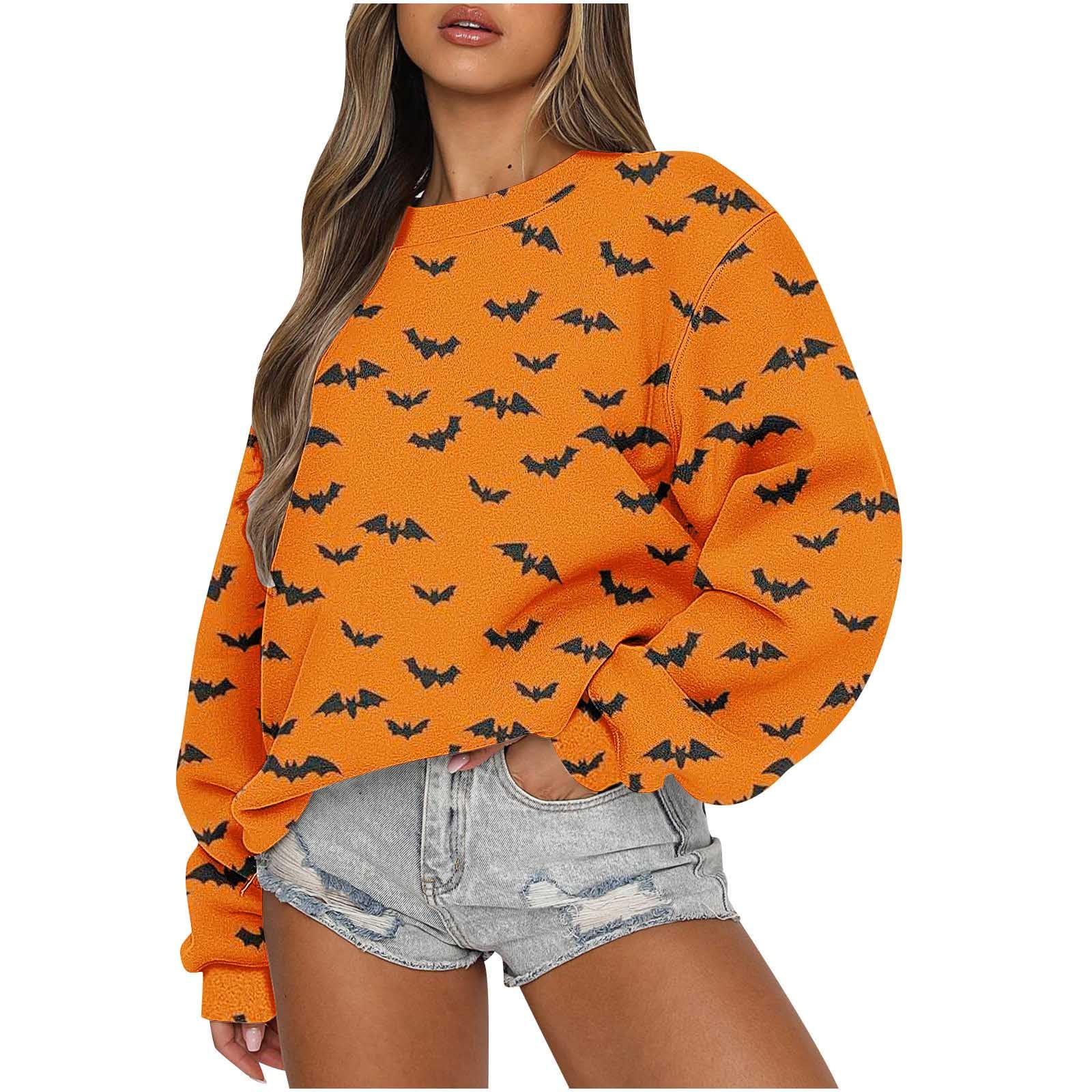 Mittory Preppy Women Sweatshirts Casual Crew Neck Sweater Sports