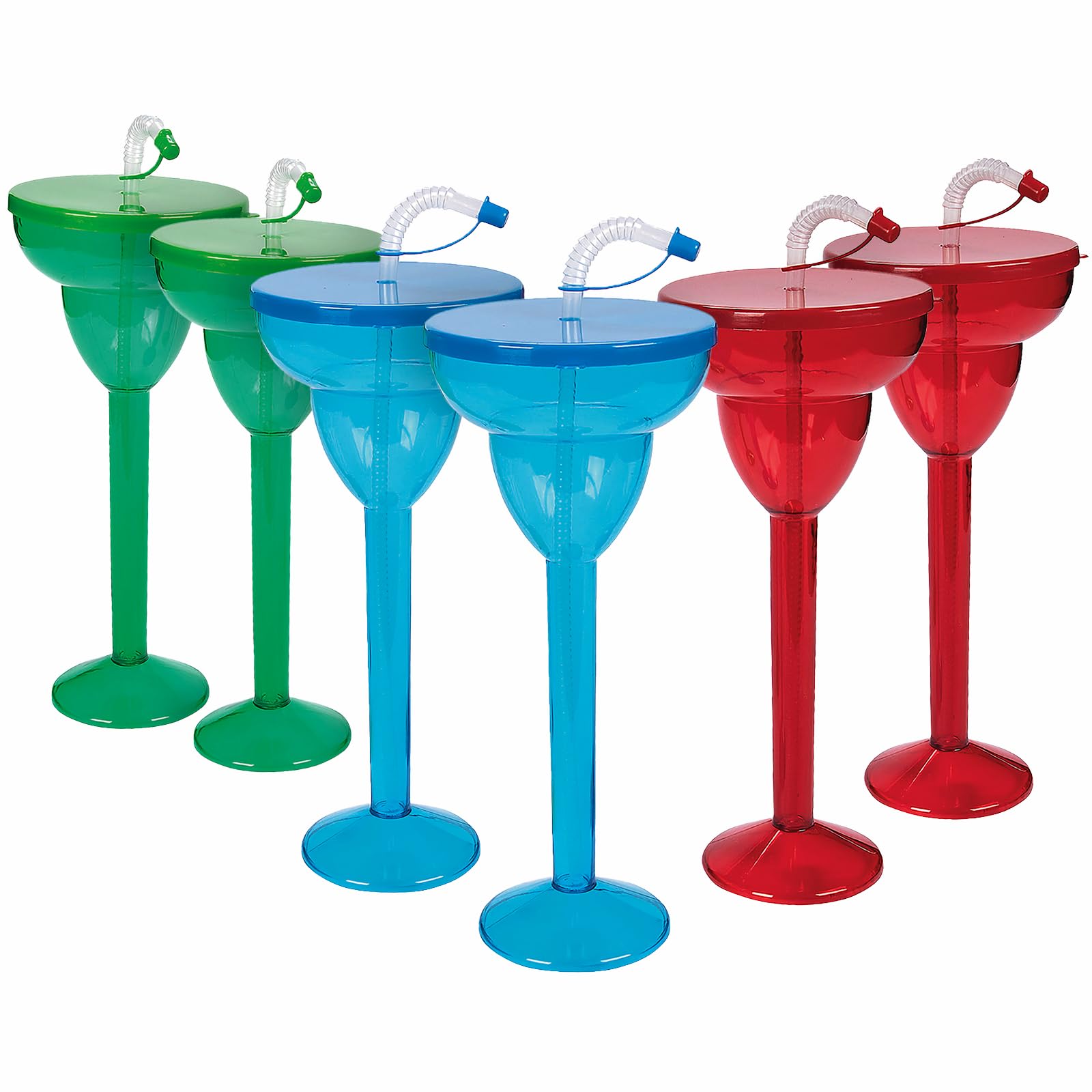 Amazon.com: Fun Express MARGARITA YARD GLASSES - Party Supplies - 6 Pieces  : Home & Kitchen