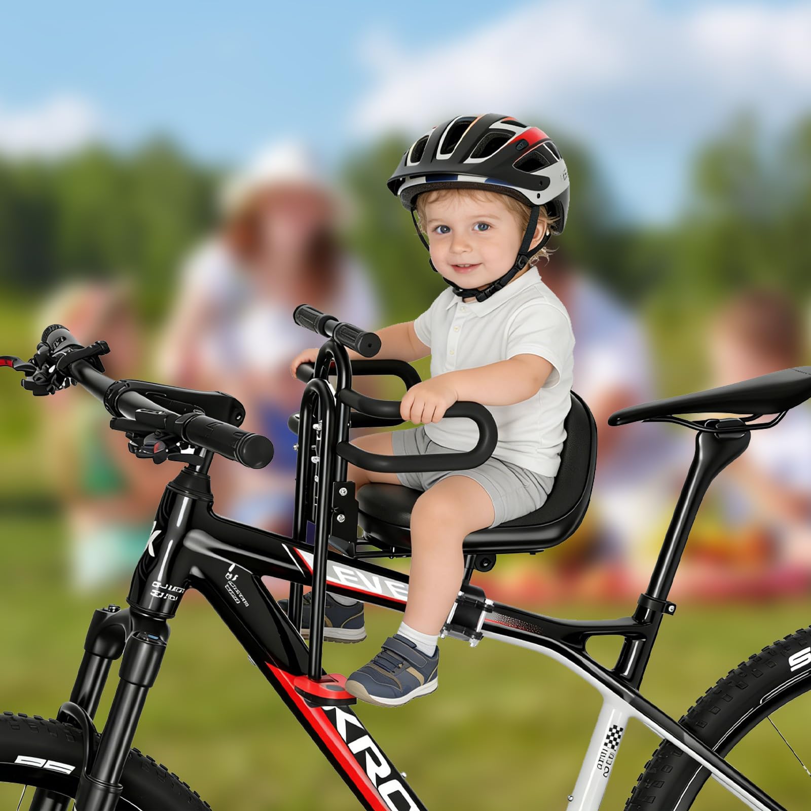 Amazon.com : XIEEIX Child Bike Seat, Portable Retractable Foldable