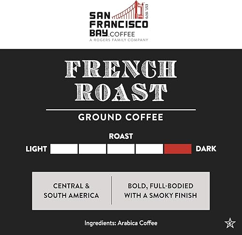 Miniatura 3 de San Francisco Bay Café French Roast 28 onzas tostado oscuro molido