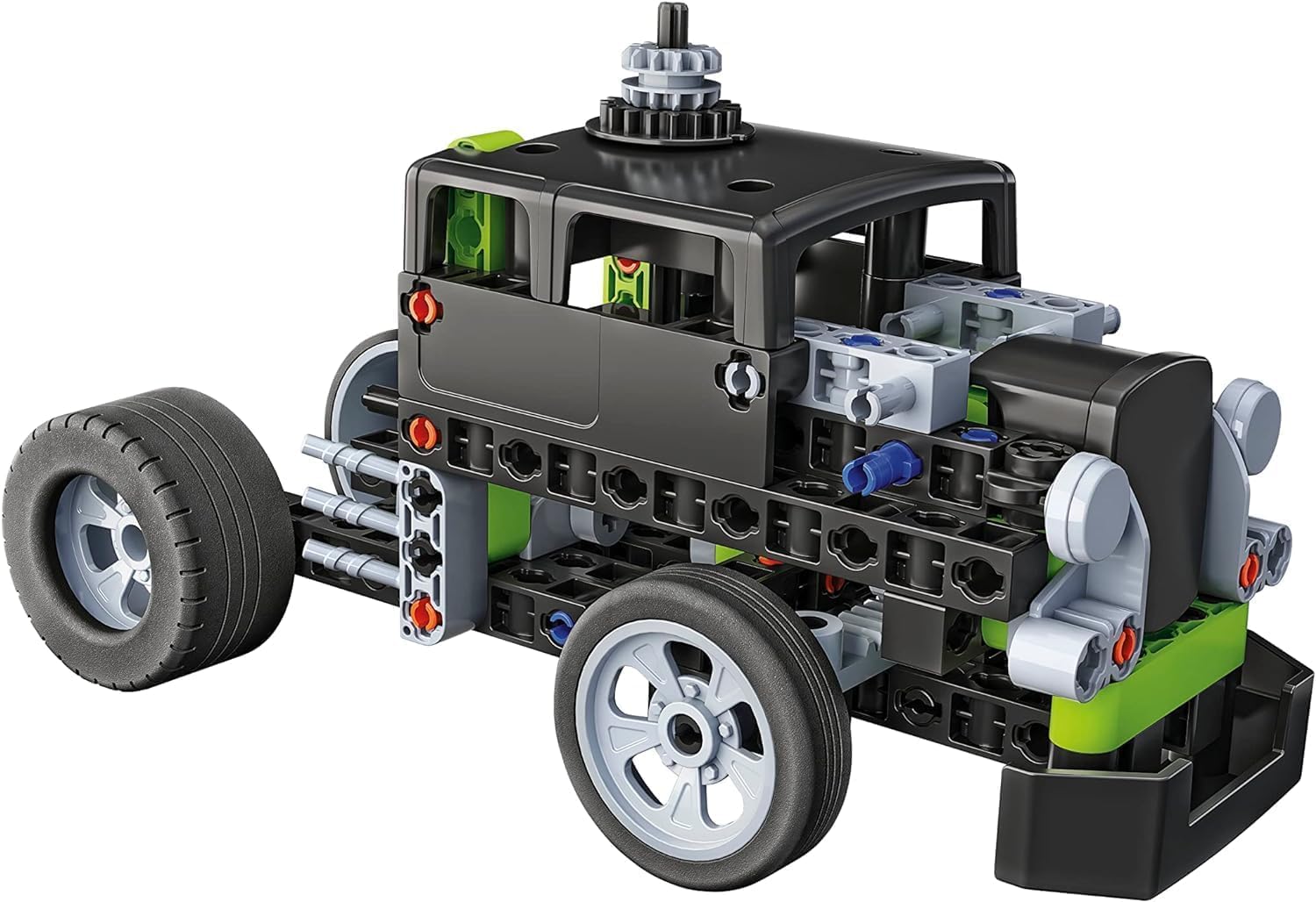 Clementoni - Set Constructions Enfants 8ans - Hot Rod et Camion de Course - Mon Atelier mécanique - Jeu Scientifique - Fabriqué en Italie