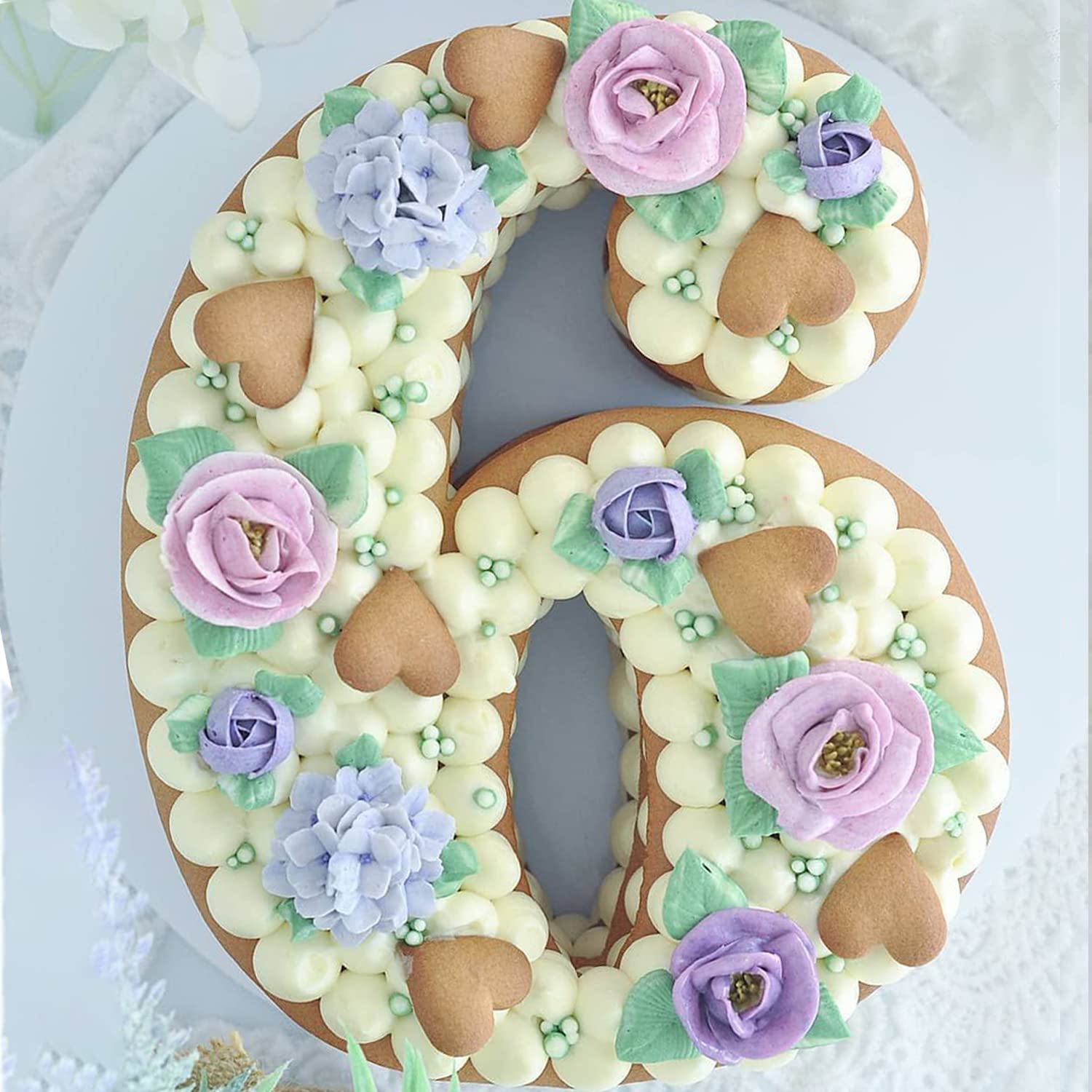 Moldes Para Mini Chocoflan 3D Silicone Number Cake Mold (Digit 