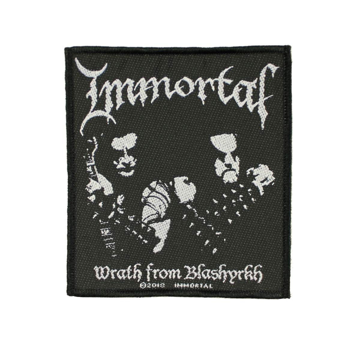 Razamataz Immortal - Wrath from Blashyrkh 9cm x 10cm Gothic Black Patch