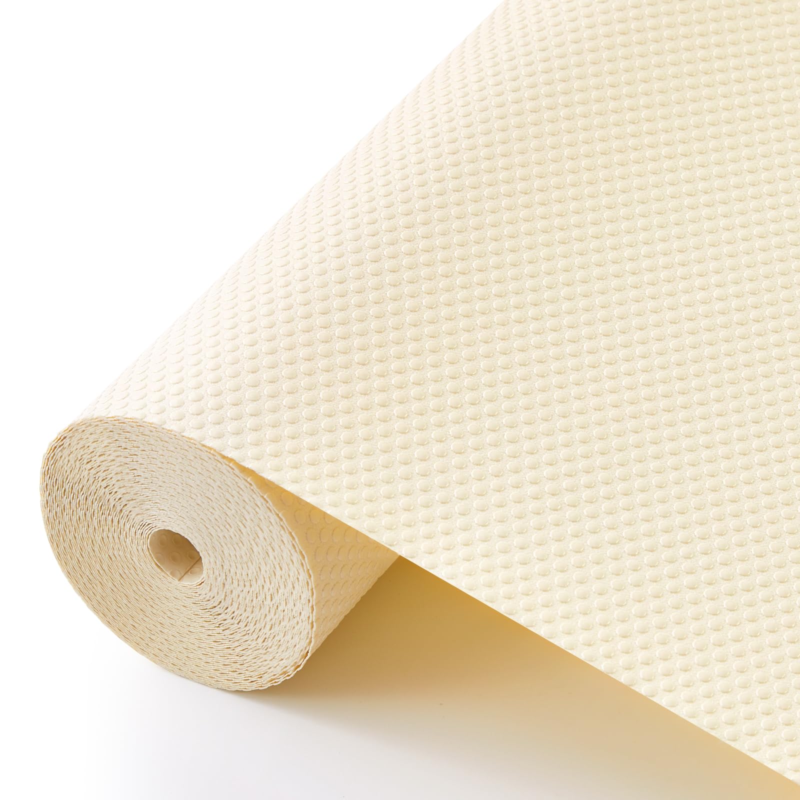 ALIUNI 100% EVA Shelf Liner for Kitchen Cabinet, 12" x 240" Drawer Liners Non Adhesive Non Slip Waterproof Plastic Paper, Dresser Pantry Bathroom