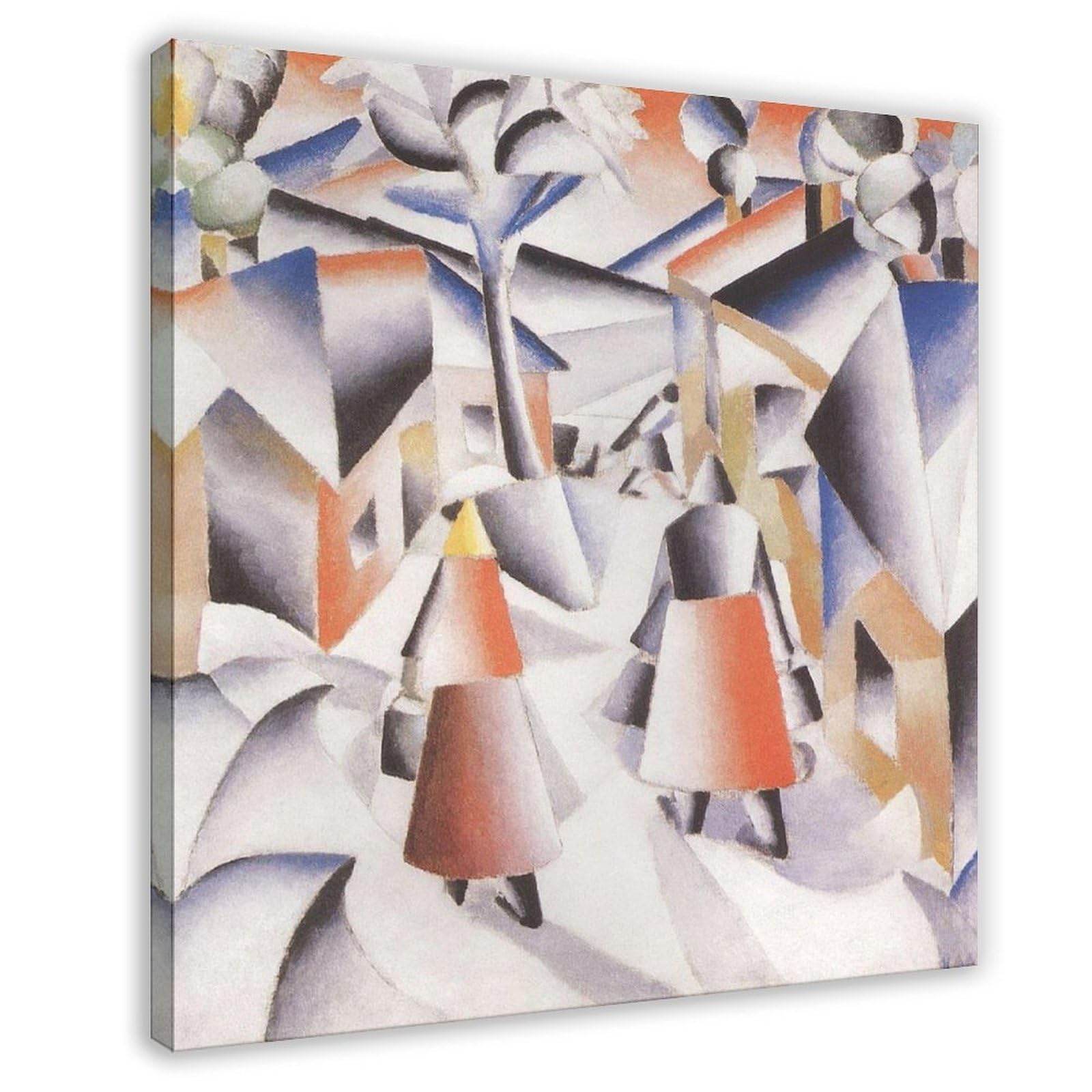 Impression toile Kazimir Malevich art suprématiste reproduction haut de gamme - 6