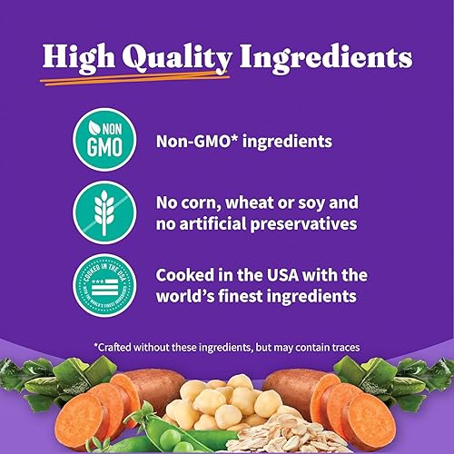 Miniatura 7 de Halo Holistic Receta a base de plantas con algas, salud digestiva completa, bolsa de comida seca vegana para perros, fórmula para adultos, bolsa de