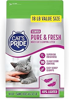 Cat's Pride Pure & Fresh - Scented 18lb Bag