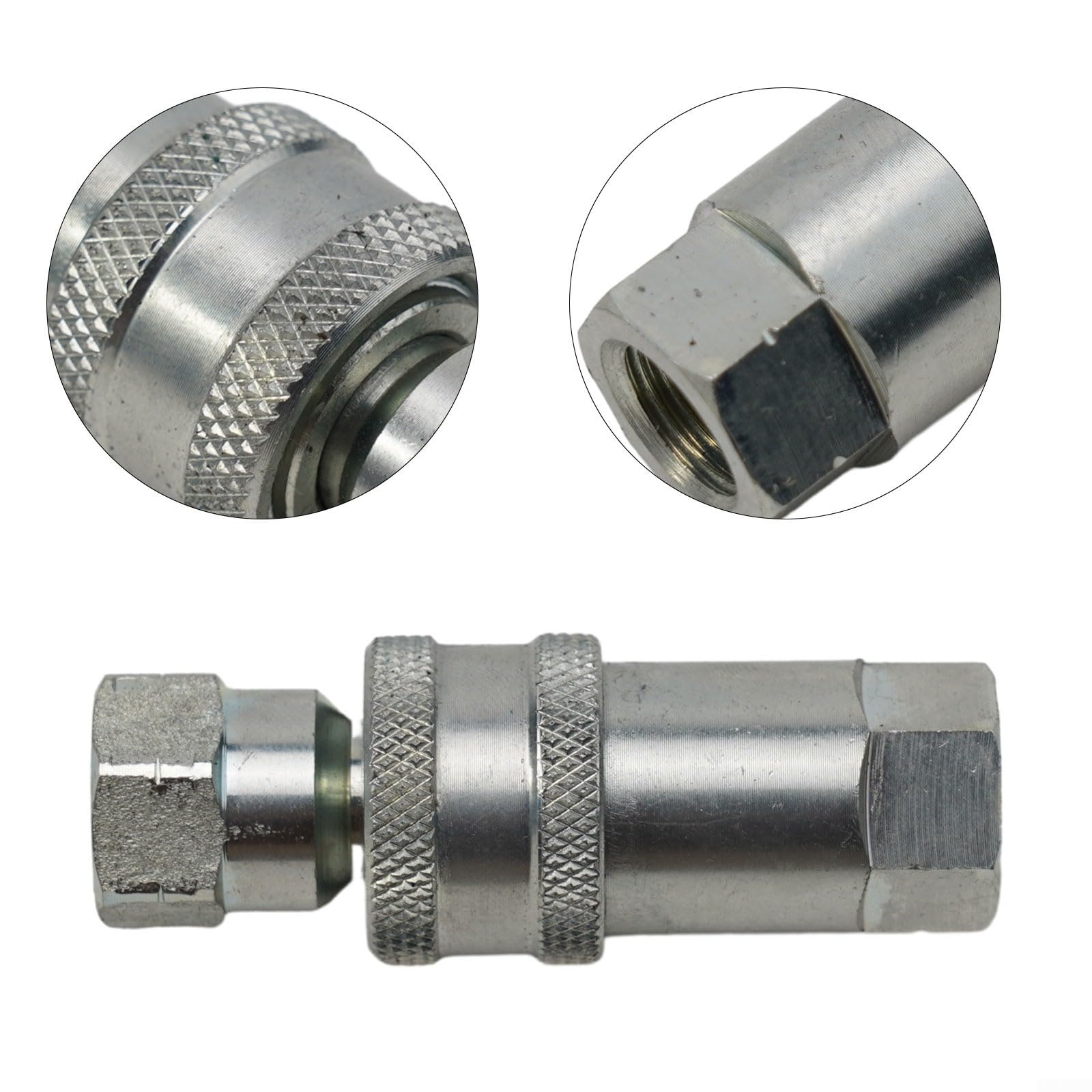 Connettore a innesto rapido ISO con filettatura NPT per trattori ed escavatori (da 1/4 a 3/4") (NPT-1)