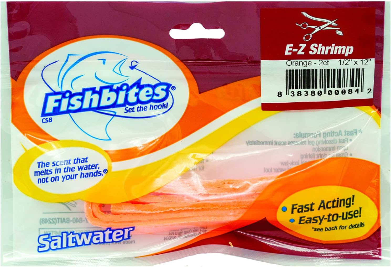 FishBites Fish Bites EZ Fast-Acting Shrimp Scent, 2-Pack