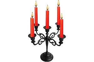 Halloween Candelabra: Enchanting 5-Arm Centerpiece for Spooky Festivities