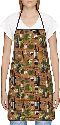 Miniatura 10 de Meaudiwes Delantales de chef con correa ajustable para el cuello para niños y niñas con delantales resistentes al agua