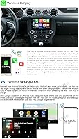 Vista 3 de ASURE 9 inch Car Stereo Radio GPS Navigation Unit for Ford Mustang 2015-2020 Manual A/C Version,4 Core 2G+32G Android System with Wireless