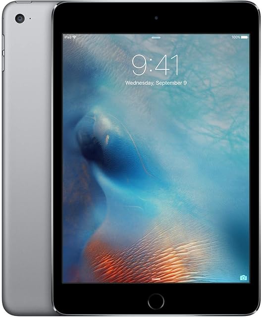 Apple iPad Mini 4 128GB Wi-Fi - Space Grey (Renewed)