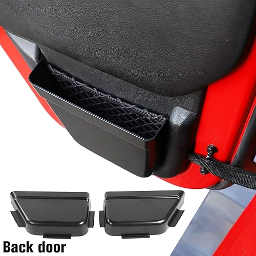 Miniatura 3 de RT-TCZ Para Wrangler JK Bolsillos de almacenamiento, caja organizadora de puerta lateral para Jeep Wrangler 2011-2018 JK JKU Accesorios de