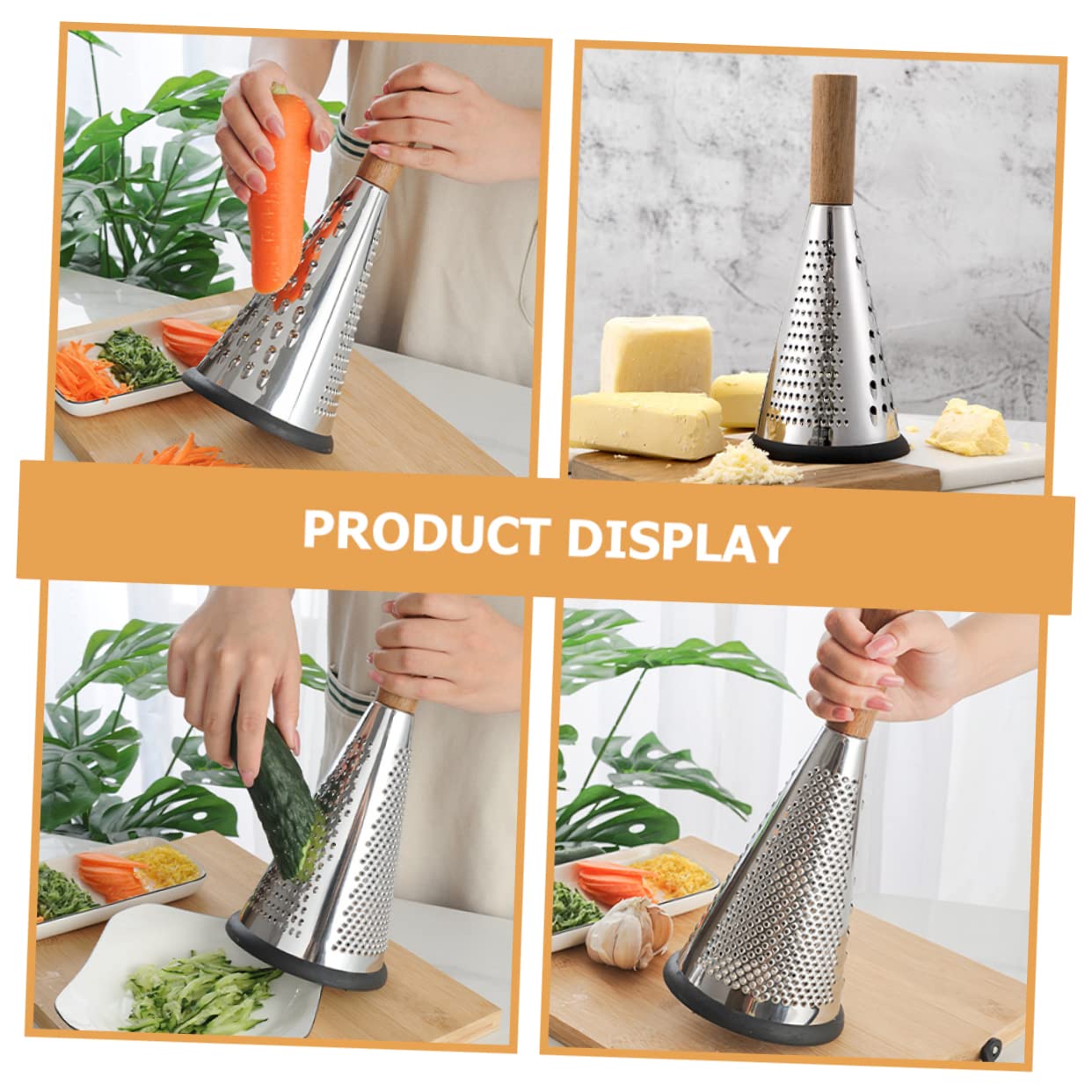 ULTECHNOVO Manual Cheese Grater Household Grating Tool with Ergonomic Handle for Efficient Cheese and Vegetable Shredding Kitchen Gadget