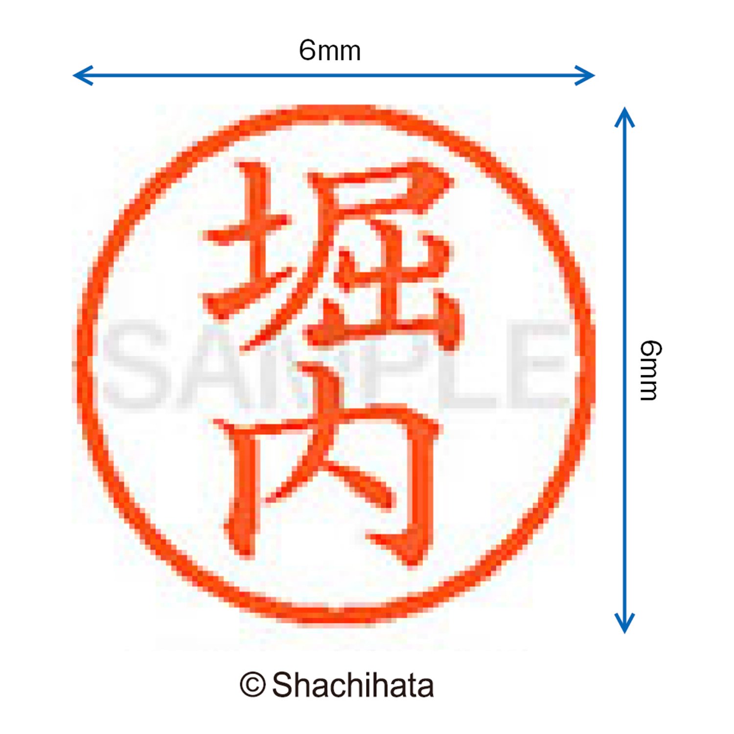 6 Mm Taguchi XL-6 6 Correction Marquer Le Visage D'un Joint