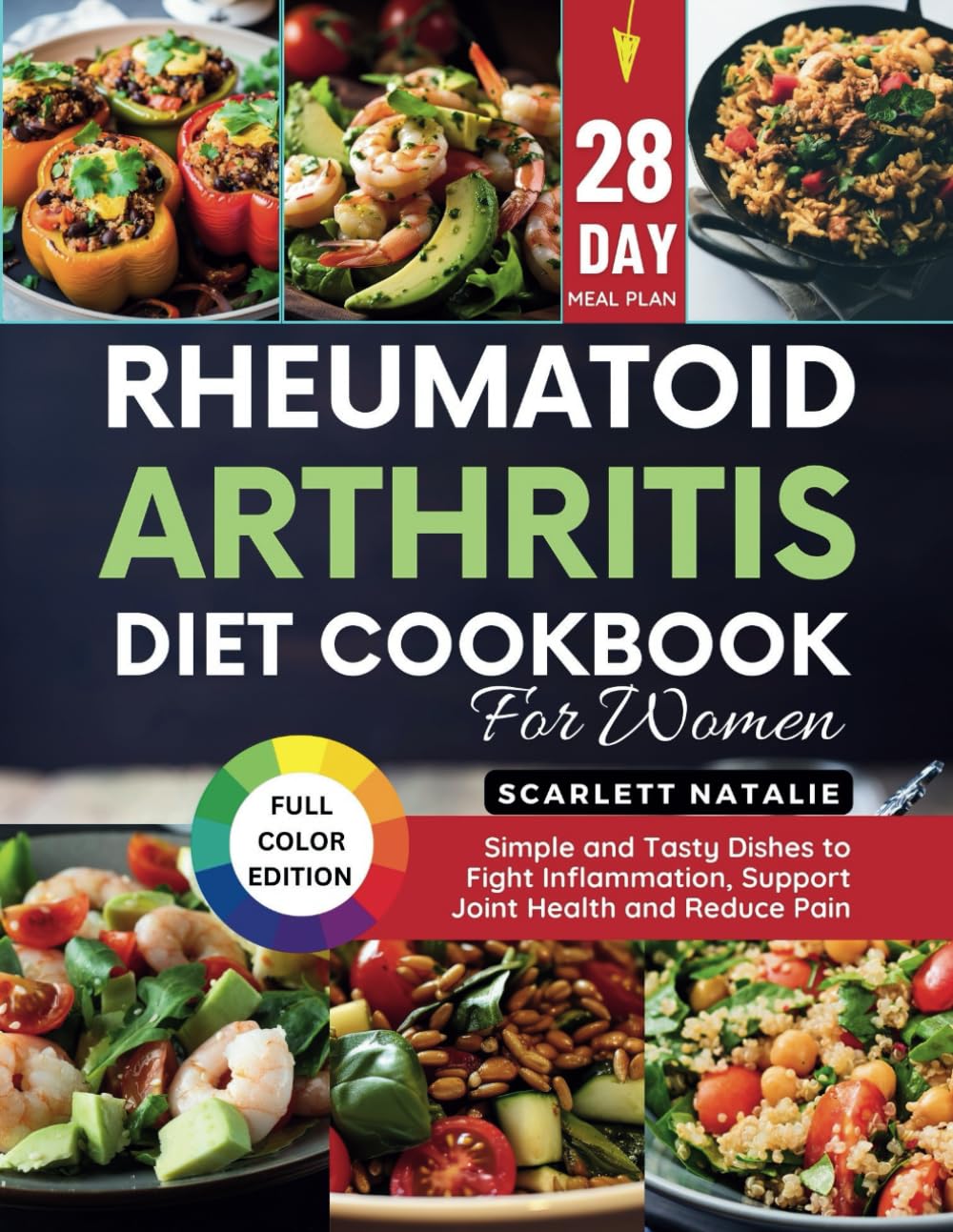 Rheumatoid Arthritis Diet Cookbook for Women: Simple and Tasty Dishes to Fight Inflammation, Support Joint Health and Reduce Pain