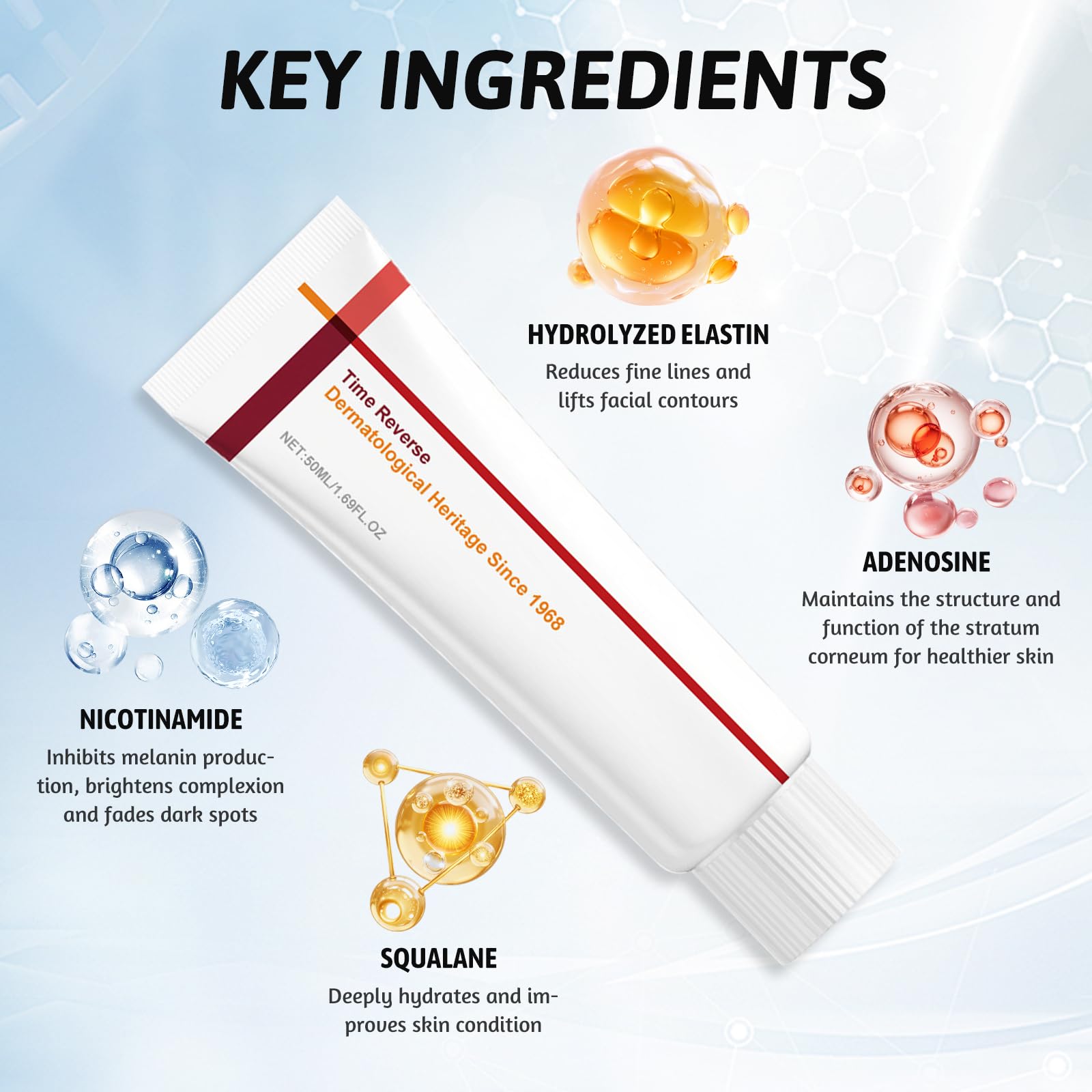 2 PCS Centella Time Reverse Moisturizing Repairing Face Cream, Centella Asiatica Revitalizing Firming Cream for Reducing Lines, Moisturizing, Evening Tone - 5