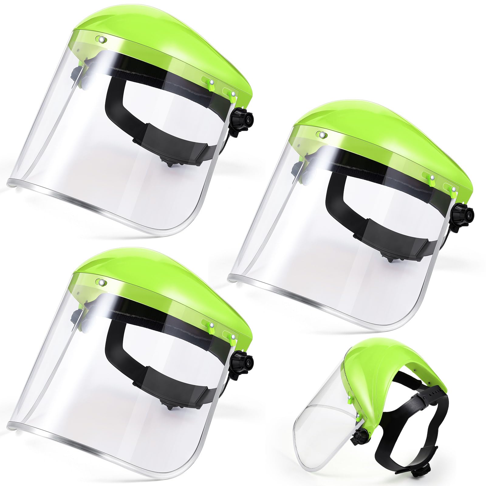 Copkim 3 Pack Face Shield Grinding Cutting, Clear Visor, PET Black — Amazon image 16