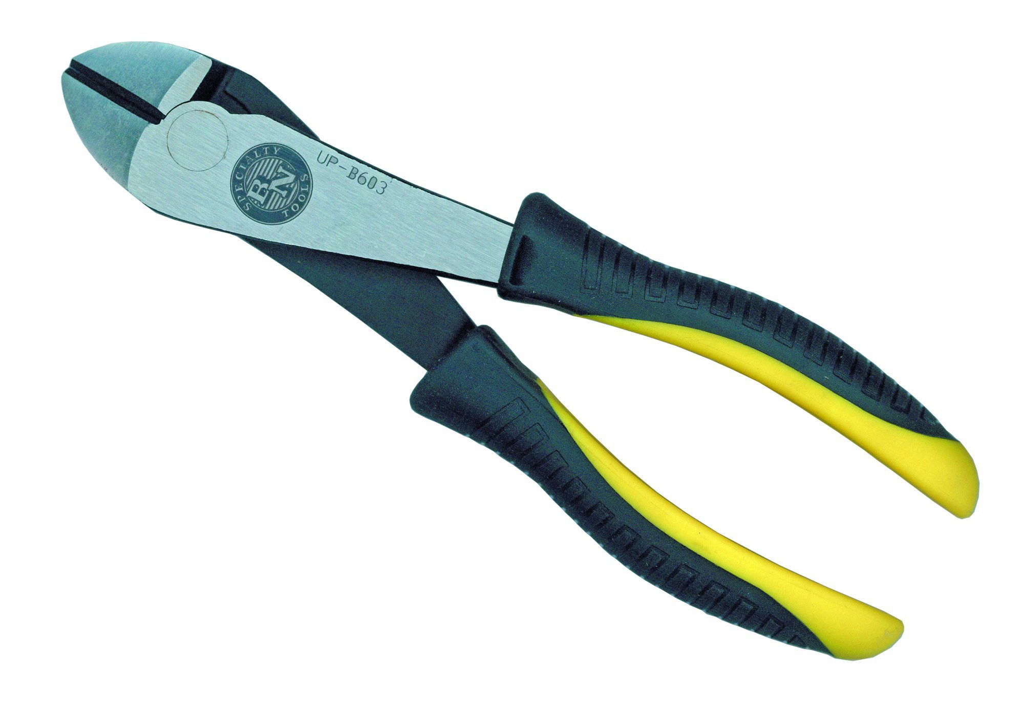 Benner-Nawman UP-B603 Diagonal Cutter with Spring, Black and Yellow