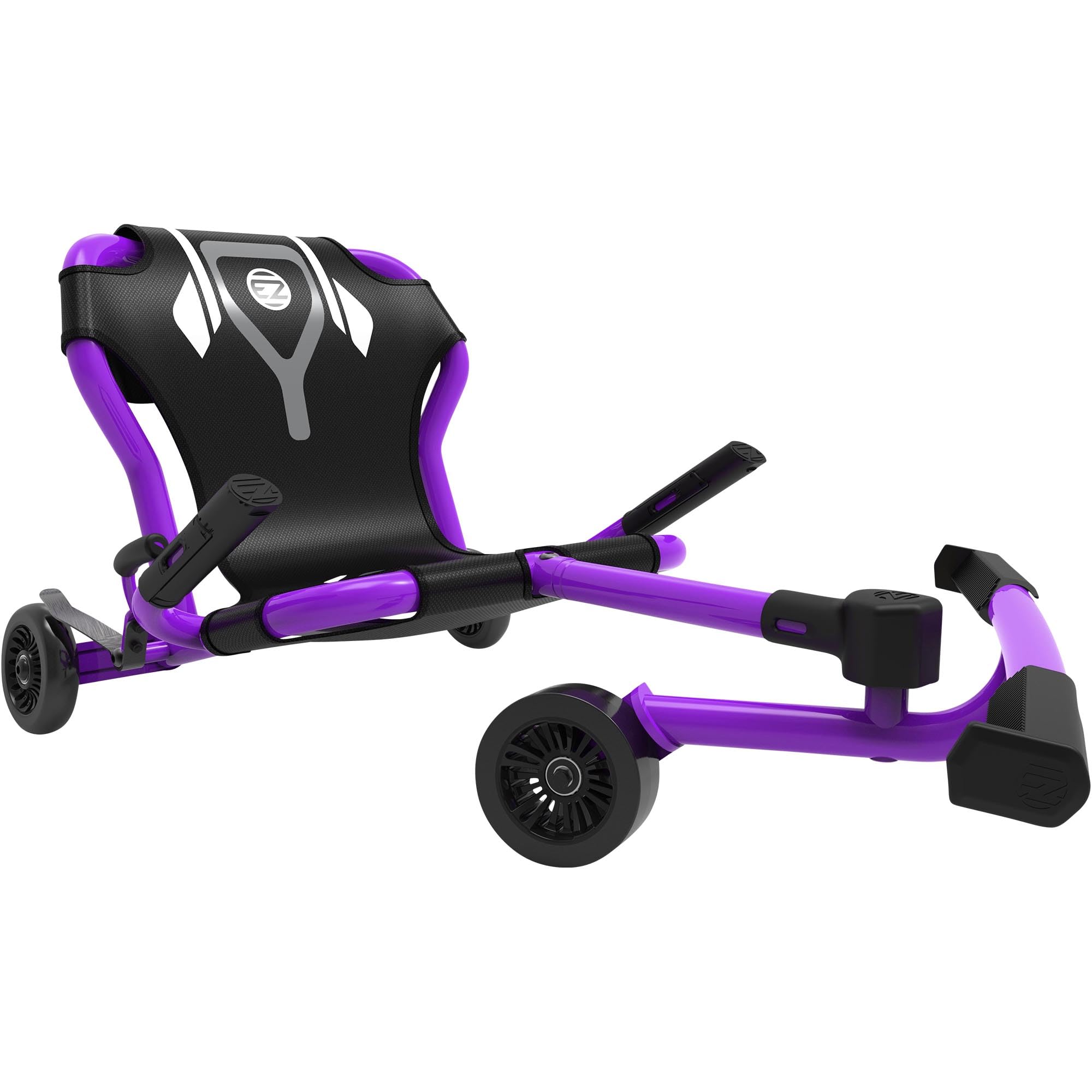 EzyRoller Classic X Kinder Go Kart Drift Trike für 4 bis 14 Jahre | Gokart Dreirad bis 70 kg | Kinder Fahrzeuge für draußen 1 Sitzer, bis 70 kg belastbar | Tretfahrzeug (violett)