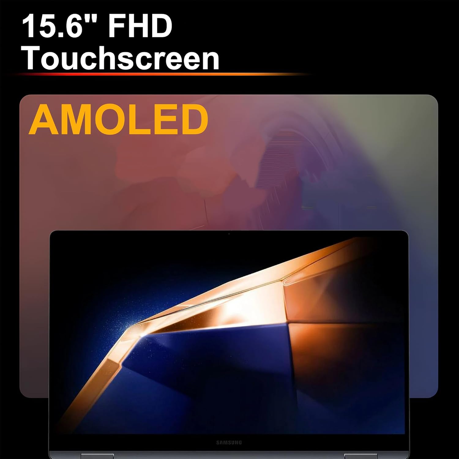 SAMSUNG Galaxy Book4 360 2-in-1 Laptop 15.6" FHD AMOLED Touchscreen Intel 10-core Core 7 150U (Beats i7-1355U) 16GB DDR5 512GB SSD Backlit Fingerprint Thunderbolt Wi-Fi6E FHD Camera Win11Pro ICP Hub