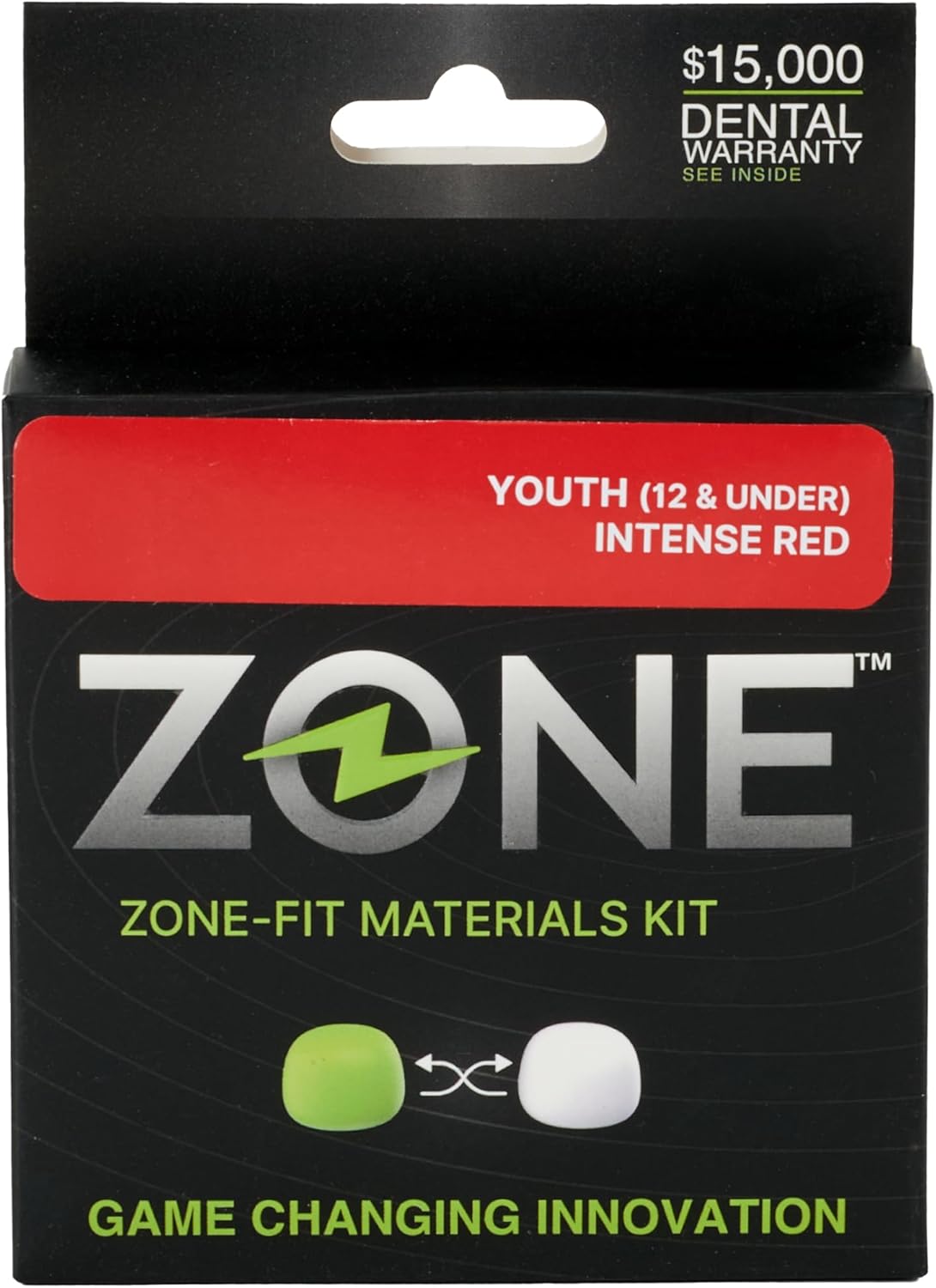 Zone Mouthguard Zone Zone-Fit Materials Kit Replacement PVS Putty (Youth Intense Red)