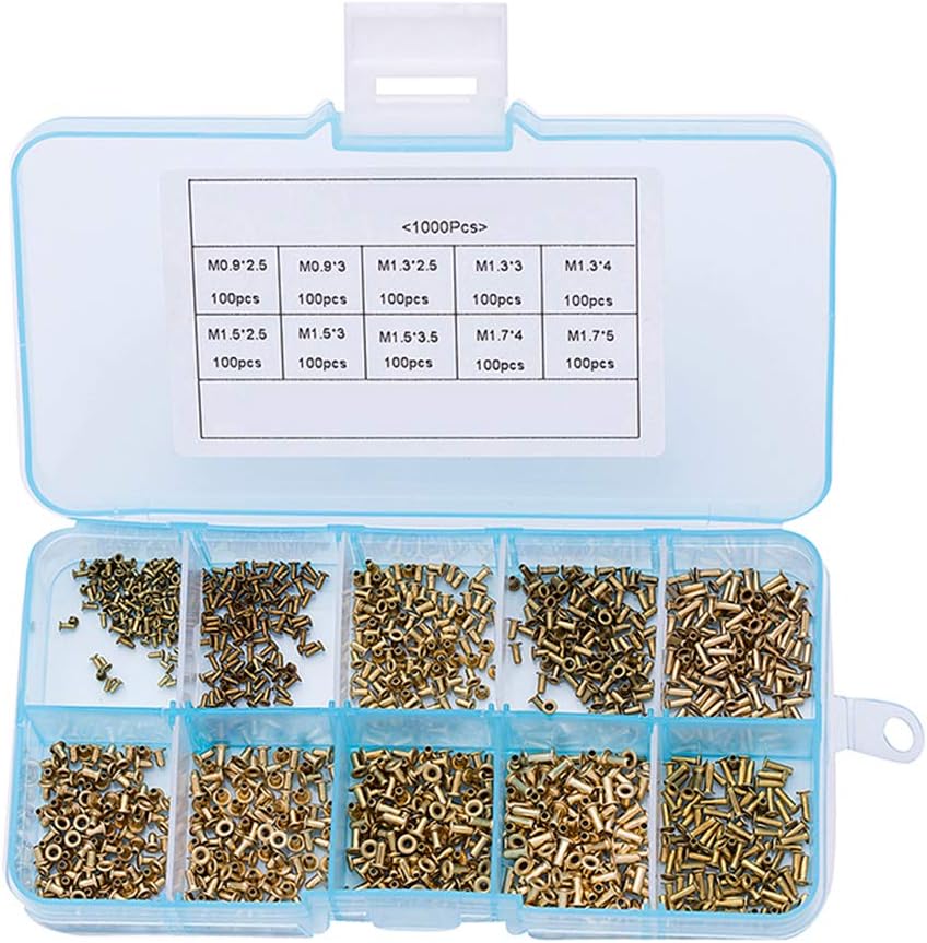 Buwei Tubular Rivets M0.9 M1.3 M1.5 M1.7 Mixing Circuit Board PCB Nails Hollow Copper RIV