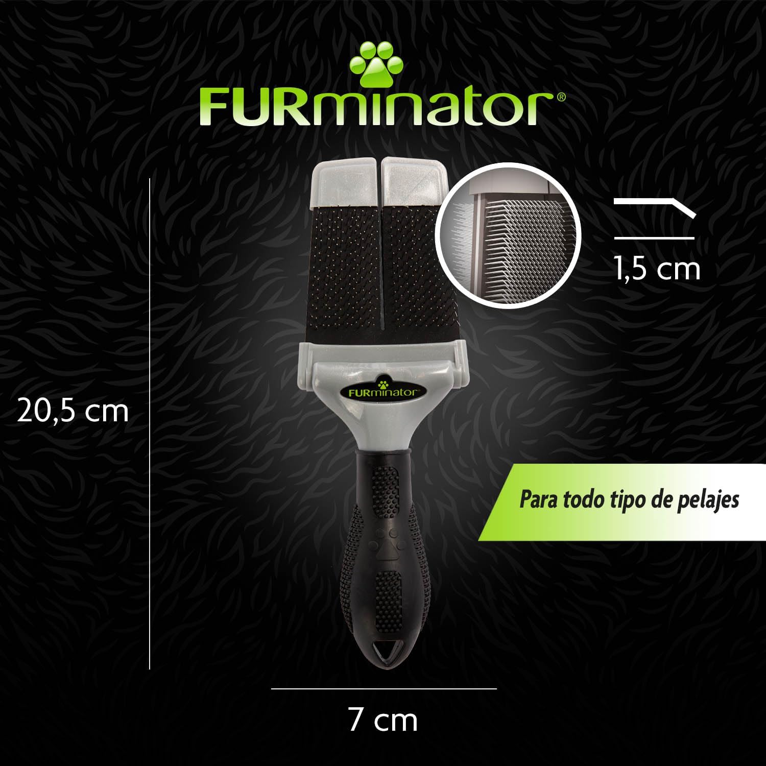 Furminator Slicker Brush S - Small Dog Cat Dog Cat Dog Cat Soft Stainless Steel Bristles Pet Dog Cat Kitten Puppy 5