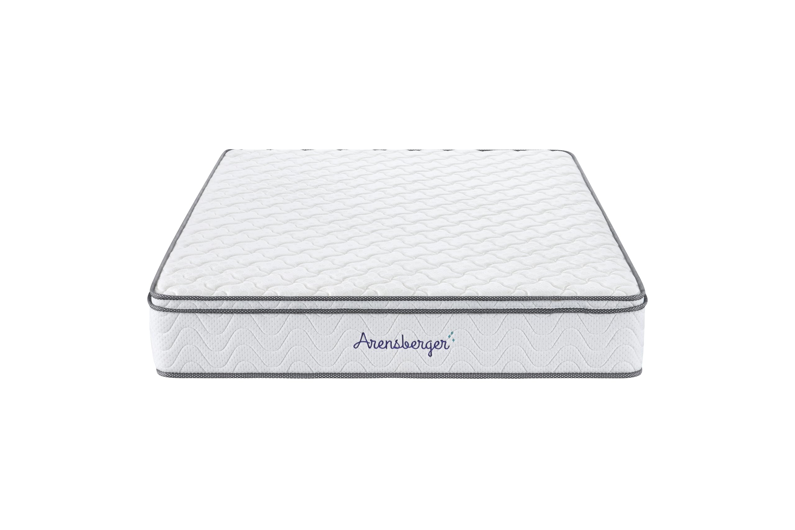 Arensberger Viktoria Matratze 100x200 cm | Taschenfederkernmatratze 25 cm mit 5 cm NANOCELL® Gelschaum | Härtegrad H2/H3/H4 | Federkernmatratze punktelastisch, Rollmatratze | Öko-Tex Zertifiziert