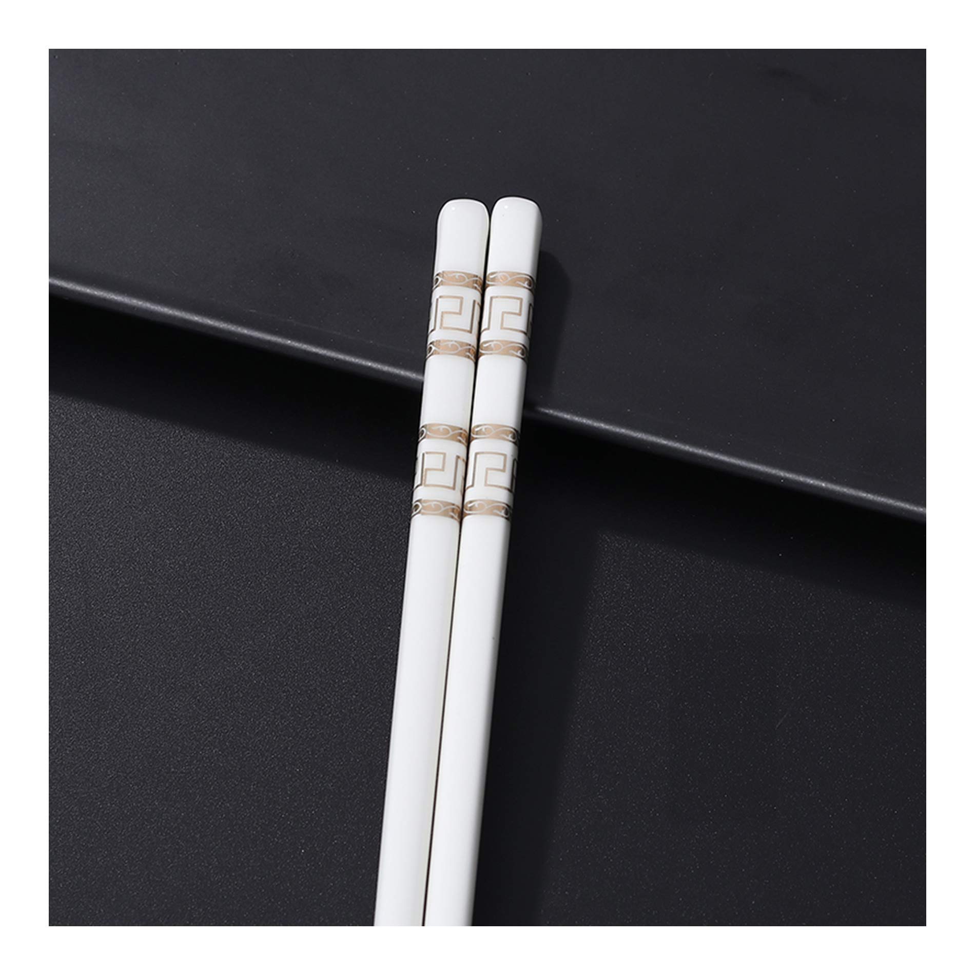 Ptatt G Bone China Chopsticks Reusable Chopsticks,5 Pairs Chopstick Chinese Chopstick Hot Pot Chopsticks Sushi Chopstick Set For Household Restaurant