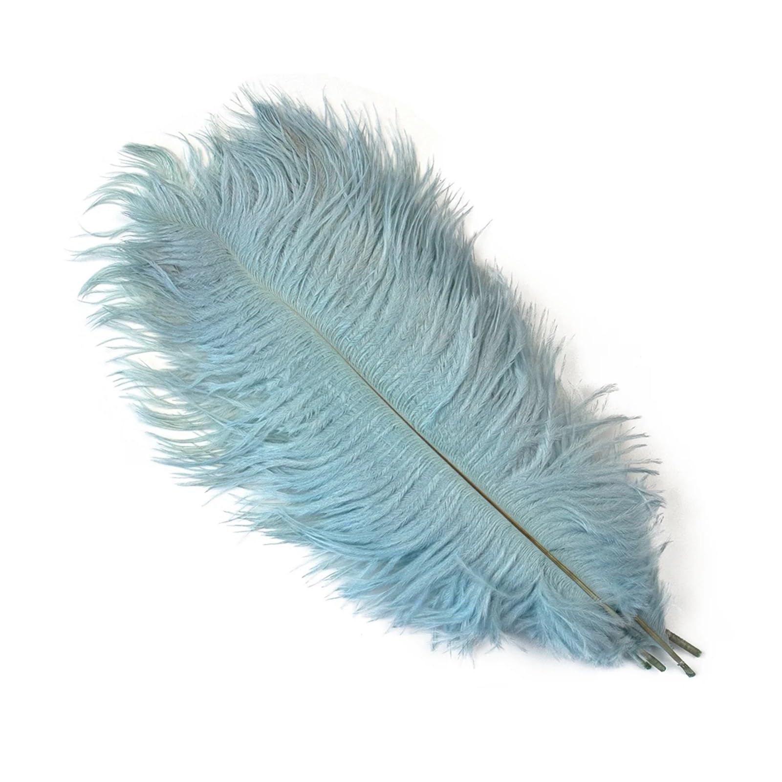 Piume di Struzzo Naturale 10 Pezzi Piume di Struzzo Bianche Decorazioni for la casa Nozze 15-20 cm/25-30 cm/30-35 cm/40-45 cm centrotavola Artigianato(Light Blue,40-45cm)