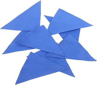 9pcs Triangle Cleaning Cloth for Saxophones and Brass Instruments | Lint Free Reusable Care Cloths, 10.00x5.00x0.10cm Size, Stage Use for Concerts and Rehearsals