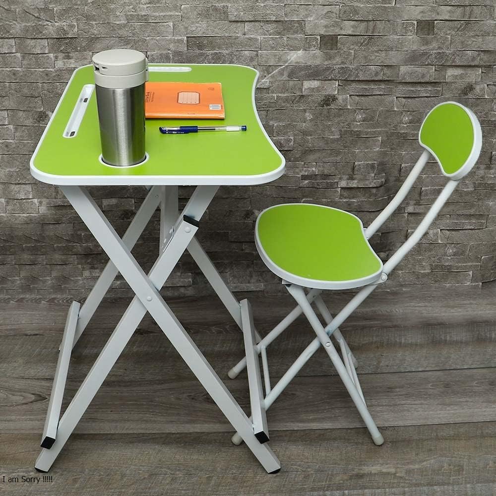 YAHOME Foldable Children’s Kids Chair Table Set Children's Furniture for Arts and Activity Folding Chair Kids Picnic Table For Outdoor