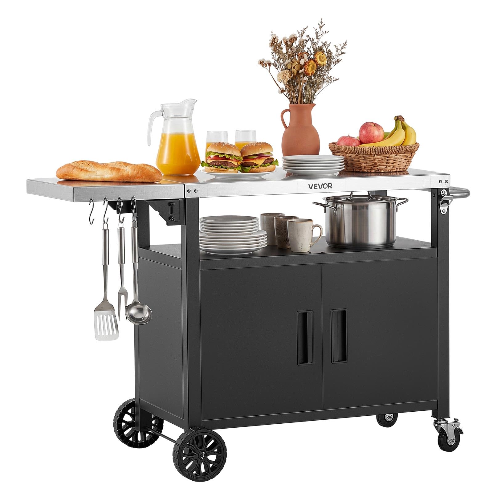 vevor desserte plancha extérieure 124 cm