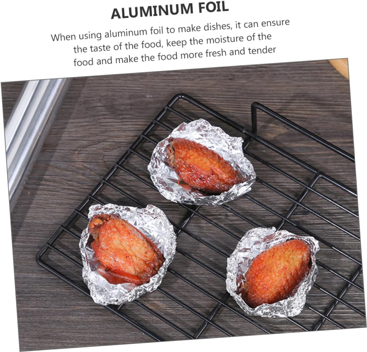 4 Rolls Aluminum Foil 30cm X 5m for Ovens and Barbecue image 3