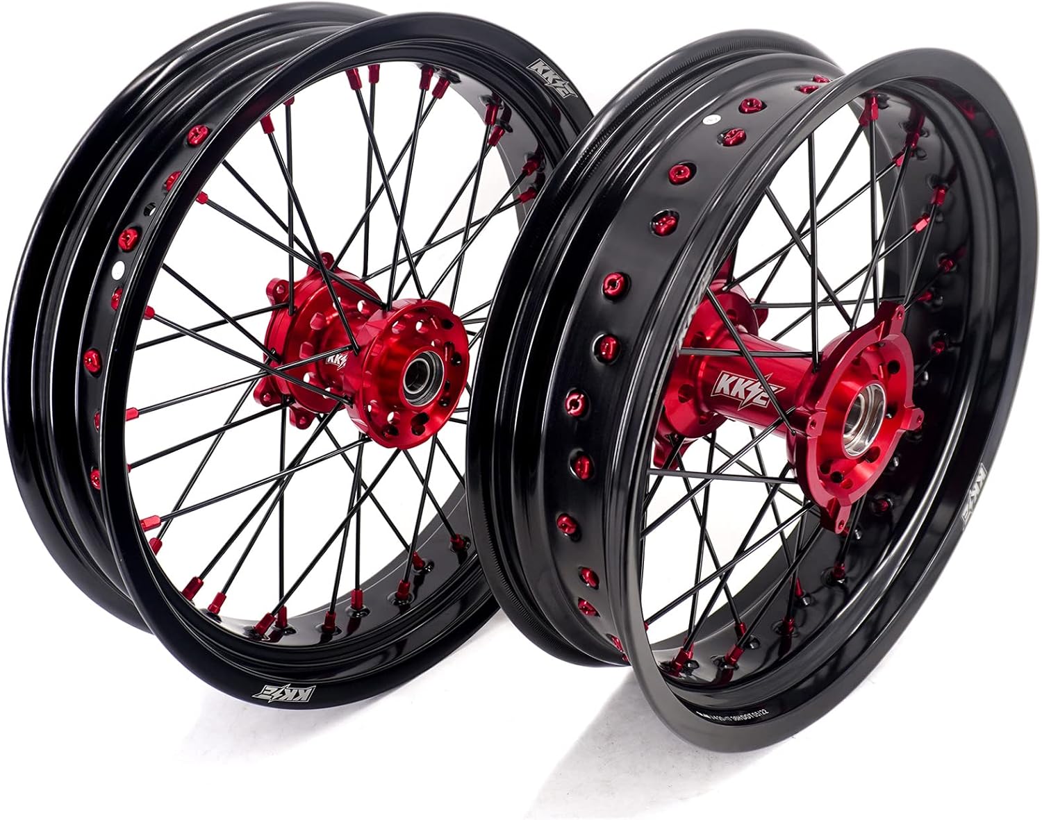 KKE 3.5/4.25x17'' Supermoto Wheels Fit For HONDA CRF250R CRF450R 2013-2026 CRF450RL/CRF450L/CRF450RX 2019-2026 Street Bike Rims Set