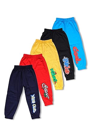 Pack Of 5 Printed Track Pants