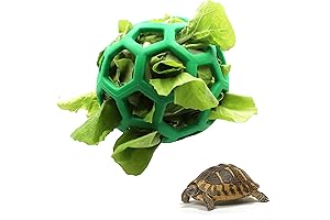 Tortoise Treat Ball Toy with Hanging Chain for Fun and Healthy Feeding